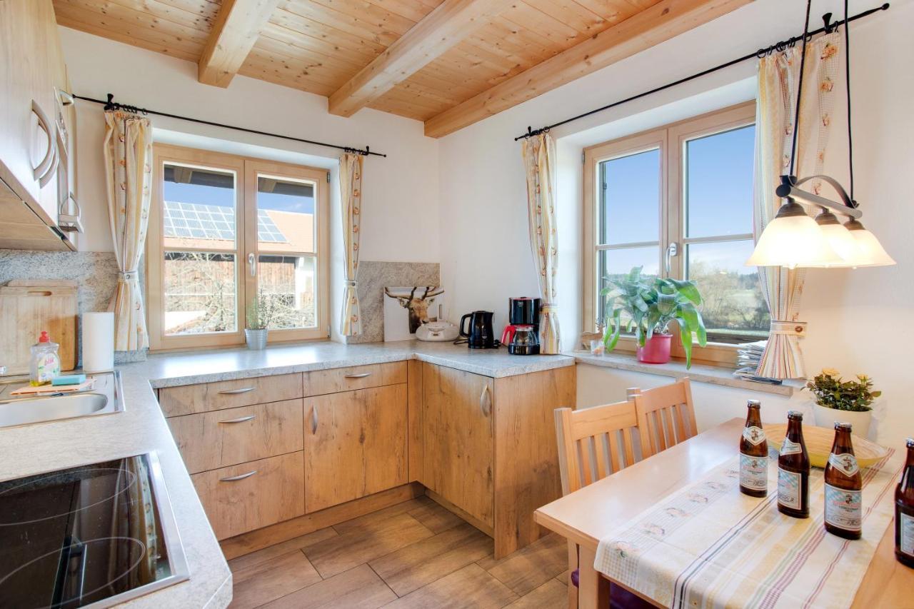 Ferienwohnung Seeblick Bad Heilbrunn Exterior foto